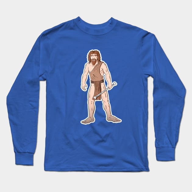 Caveman Long Sleeve T-Shirt by Justanos